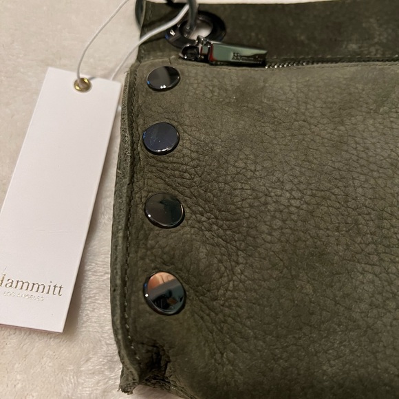 Hammitt Handbags - HAMMITT Tony Small Olive Natural Crossbody Clutch or Shoulder Bag NWT